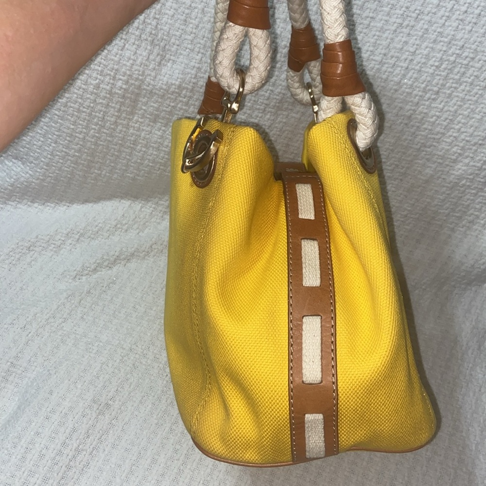 RARE Like new MICHAEL KORS Anchor, Marina Canvas Nautical bag - Picture 6 of 16